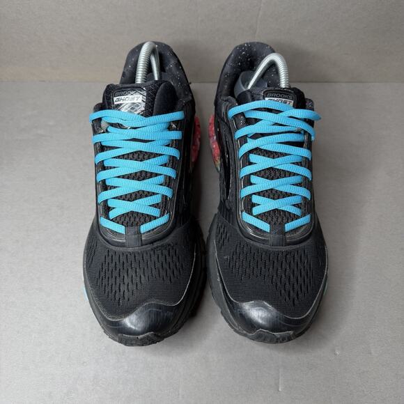 Brooks Ghost 9 Women's Size 10.5 B (Medium) Running Shoes Black Space Teal - Picture 4 of 11